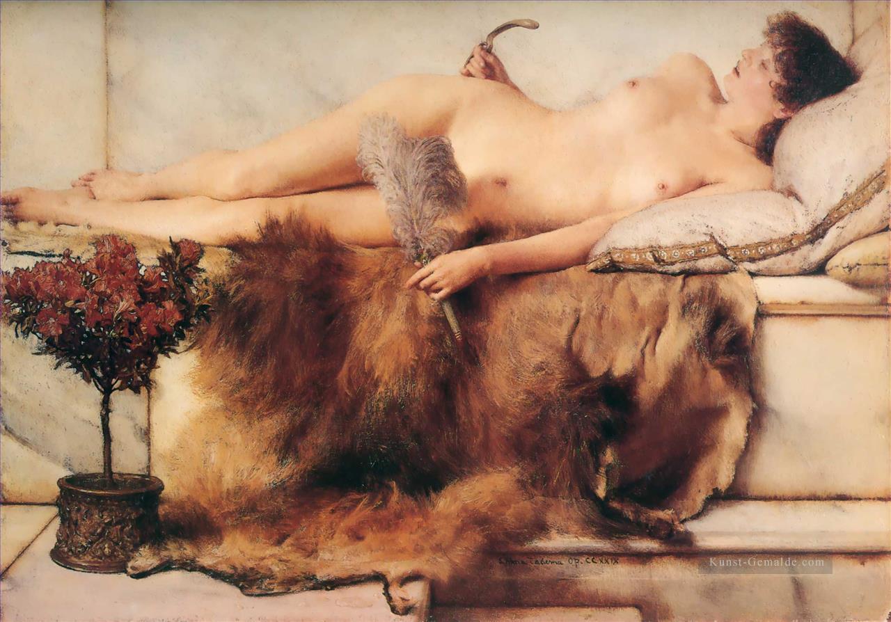 Im Tepidarium romantische Sir Lawrence Alma Tadema Ölgemälde